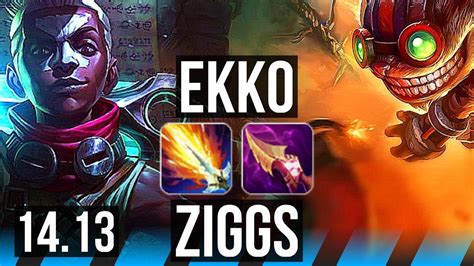 EKKO Vs ZIGGS MID 15 1 5 Rank 5 Ekko Legendary NA Challenger