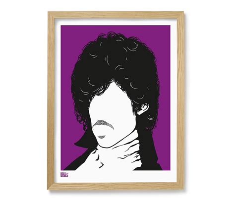 Prince Art Print In Purple Bold And Noble