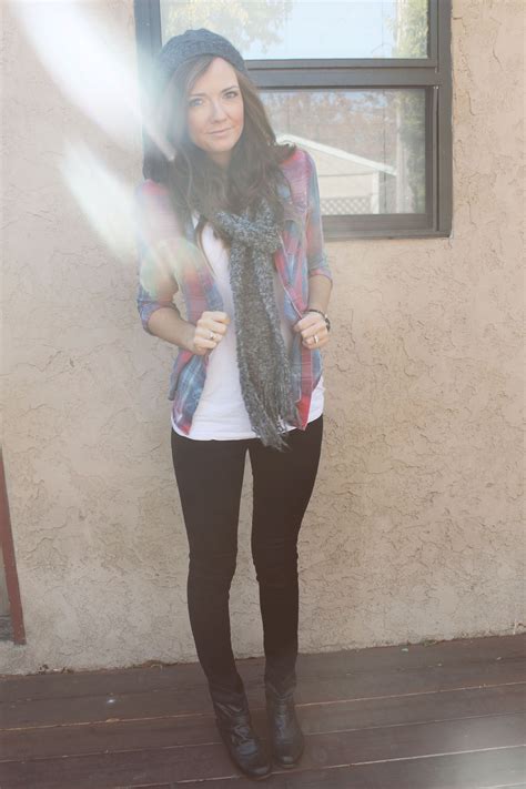 Flannel And Ankle Boots Cute Fall Outfits Comfy Outfits Pretty