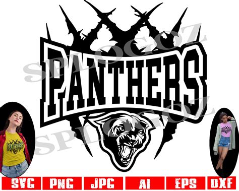 Panthers Svg Panther Svg Panthers Png Panther Png Panthers Etsy In