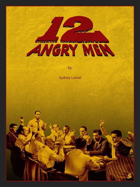 The Movie Poster For 42 Angry Men With Many People Sitting At A Table