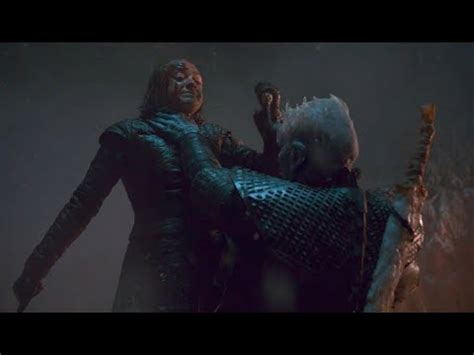 Arya Stark Kills The Night King Game Of Thrones Season Episode