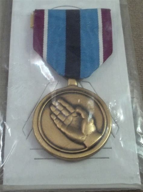 Us Armed Forces Humanitarian Service Medal Ebay