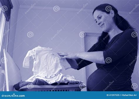 Pregnancy Pregnant Woman Housework Stock Image Image Of Duties