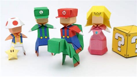 How To Make Mario Origami Jaimiecharlie