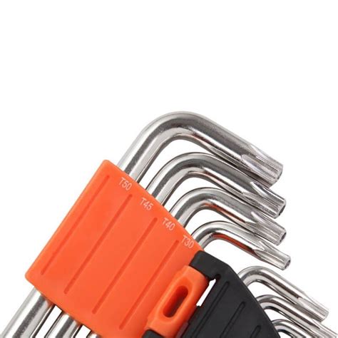 Star Tamperproof Key Wrench Set Extra Long 9 Pc Sockets And Wrenches