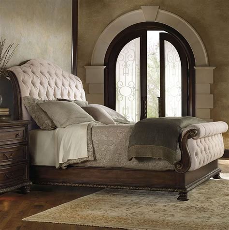 Upholstered Sleigh Beds Comfortable Elegance Bedroom Furniture Sets