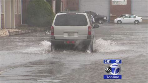 Heavy Rain Causes Flooding In Little Ferry New Jersey Abc7 New York
