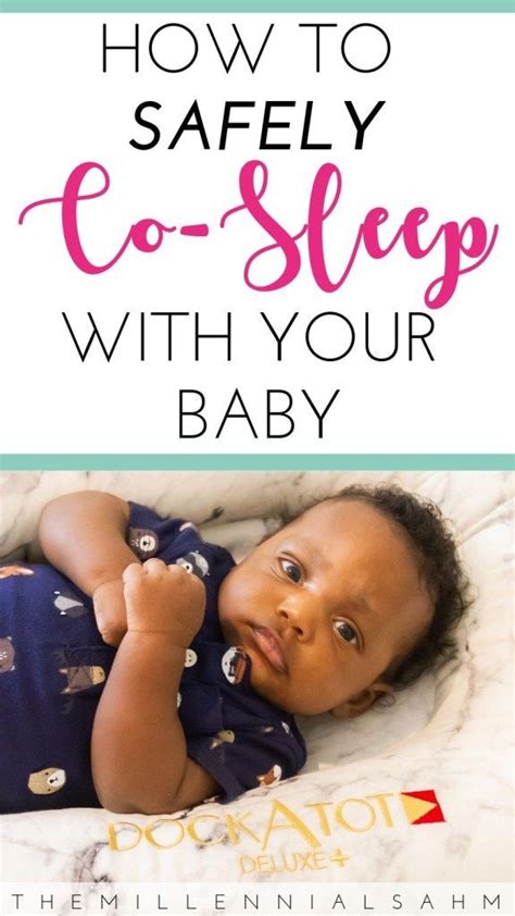How To Safely Co Sleep With Your Baby The Millennial Sahm