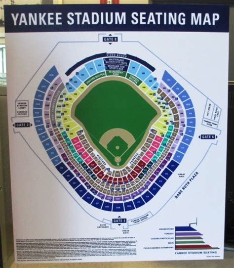 Yankee Stadium Seat Map With Numbers Elcho Table