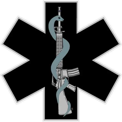 Tactical Medic Reflective Vinyl Decal Sticker Swat Sol Paramedic Emt