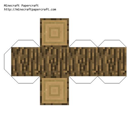Papercraft Wood Minecraft Minecraft Blocks Minecraft Designs