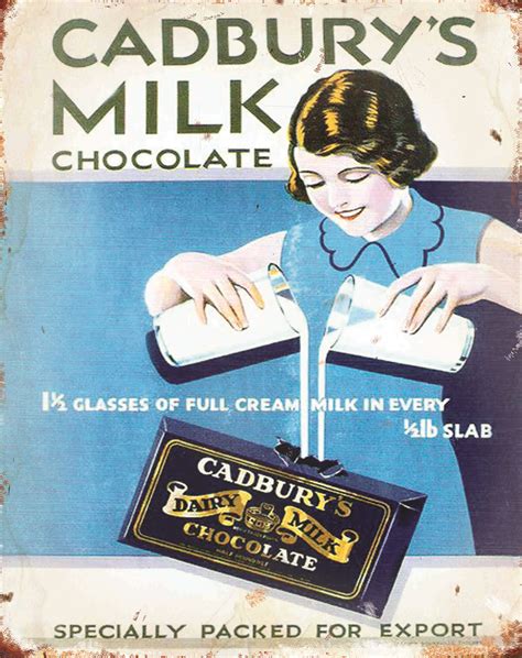 Cadbury Tin Sign Mainly Nostalgic Retro Tin Signs And More