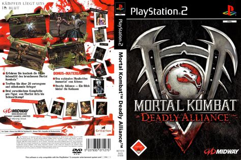 Mortal Kombat Deadly Alliance Ps2 Games Capas