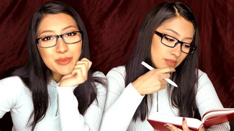 Asmr Flirty Cute Girl Nerd Personal Attention Library Study Session