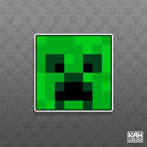 Creeper Of Minecraft Sticker Kevin Hinkle Graphic Designer And Artist