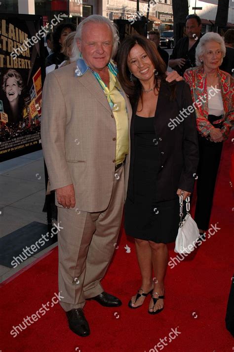 Sir Anthony Hopkins Wife Stella Arroyave Editorial Stock Photo Stock