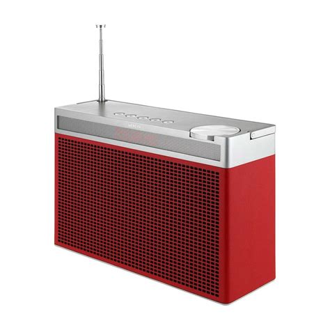 Geneva Touring L Portable Radio And Bluetooth Speaker In Red