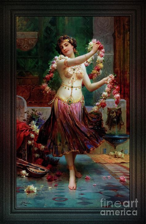 The Belly Dancer By Hans Zatzka Old Masters Classical Art Reproduction Painting By Rolando