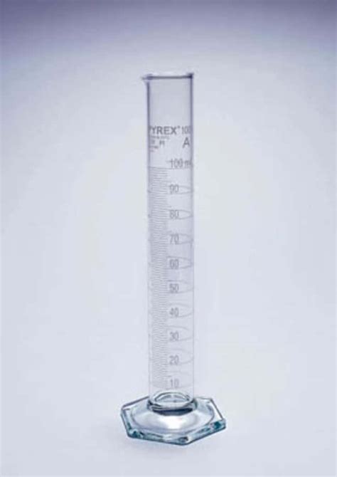 Pyrex Glass Graduated Cylinder Class A Works Certified Cylinders
