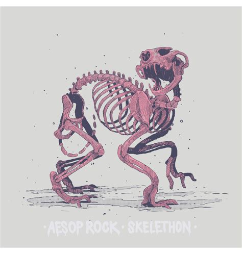 Aesop Rock Skelethon Womens Shirt Creme The Giant Peach