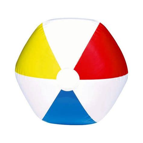 Inflatable Beach Ball Primary Colors Pop Party Supply