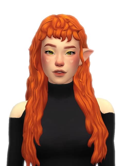 Simandy Fiery Hair Sims 4 Hairs