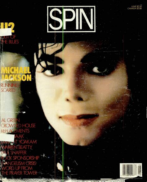 Top Of The Pop Culture 80s Michael Jackson Spin Magazine 1987