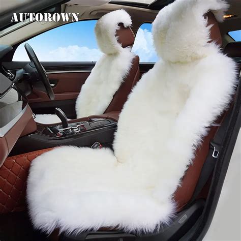 autorown luxury universal car seat cover 100 australian sheepskin seat covers autumn winter