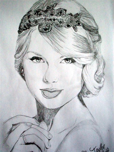 Taylor Swift Fan Art My Taylor Swift Drawing