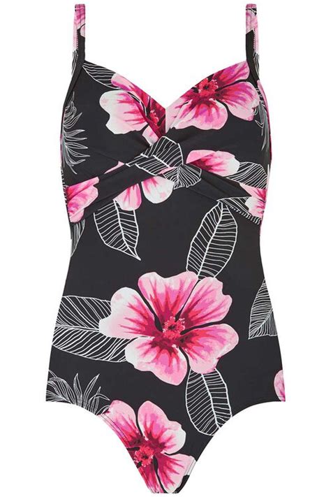 Floral Ruched Front Swimsuit