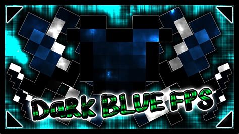 Minecraft Pvp Texture Pack Tiny Dark Blue 8x8 Uhc Boost Fps Youtube