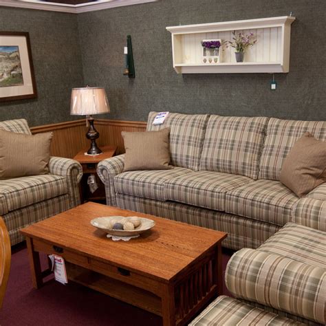 Country Plaid Sofa Sets Baci Living Room