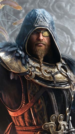 Assassins Creed Valhalla Dawn Of Ragnarok Video Game Odin HD Phone