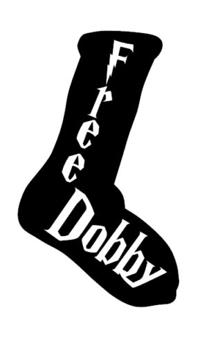 Free Dobby Sock Harry Potter Vinyl Decal YOU CHOOSE SIZE/COLOR | eBay