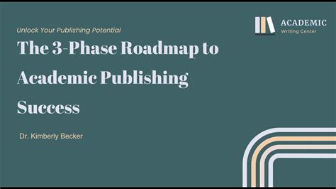 Discover the 3-Phase Roadmap to Academic Publishing Success - YouTube