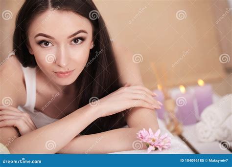 Spa Relaxation Woman Body Care Stock Image Image Of Attractive Beauty 104096185