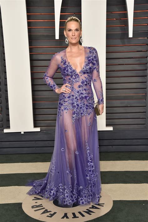 Molly Sims Vanity Fair Oscar Party Dresses 2016 Popsugar Fashion