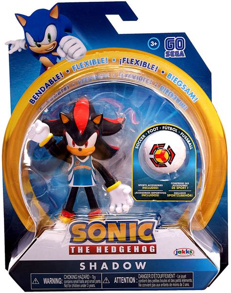 Sonic The Hedgehog 2020 Series 3 Shadow 4 Action Figure Rugby Jakks
