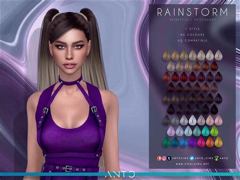 The Sims Resource Marta Hairstyle By Anto Sims 4 Hairs Vrogue