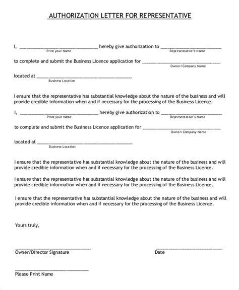 Free 8 Sample Authorization Letter Templates In Pdf