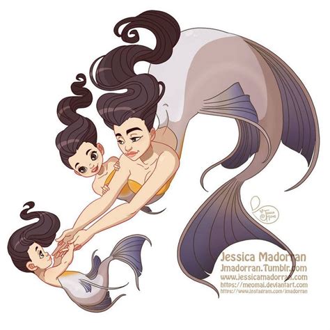 Mermay Day 11 Angelfish Mermaid By Meomai Mermaid Drawings Anime