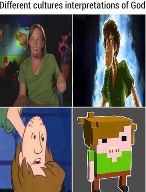 Shaggy Can Defeat God With A Power Lvl Of 15 Dank Memes Amino