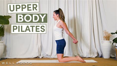 10 Minute Upper Body Pilates Workout Good Moves Well Good YouTube