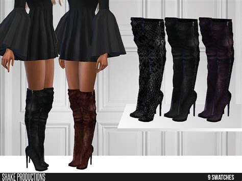 Sims 4 Knee High Boots