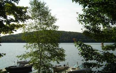 A live view of pleasant lake, island falls, maine. Birch Point Campground & Cottages (Island Falls, ME ...