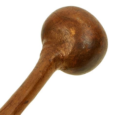 Original Victorian Era Zulu Warrior Knobkerrie War Club With 3 ½ Diam