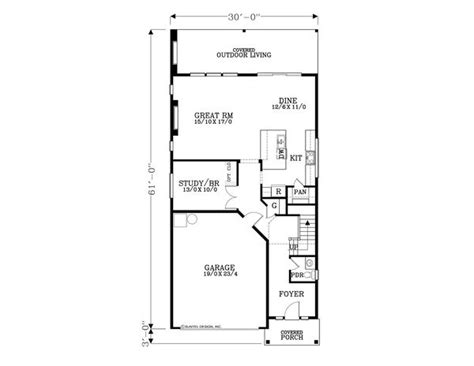 Craftsman Style House Plan 3 Beds 25 Baths 2526 Sqft Plan 53 587