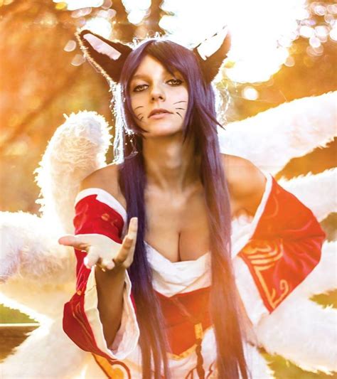 Ahri Cosplay By Knami Cosplay League Of Legends Zelda Characters