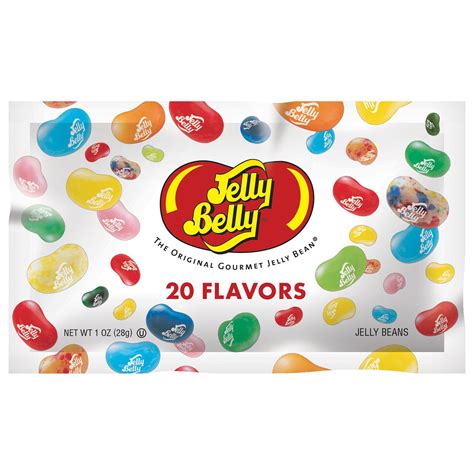 Jelly Belly 20 Flavor Assorted Jelly Beans 1 Oz Bag Candy